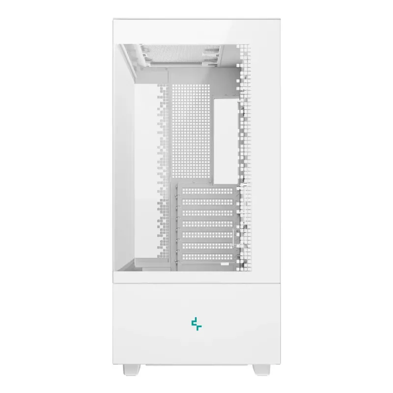 DeepCool CH690 Digital WH R-CH690-WHNNA0D-G-1 caixa de PC Mid Tower, ATX/micro-ATX/Mini-ITX, 2x vidro temperado, 1x baía de 3,5 polegadas + 3x baías de 2,5 polegadas, 8 ranhuras de expansão, sem fonte de alimentação, branca
