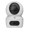 Câmara de vigilância IP EZVIZ H7c Dual 2K (2560×1440), lente dupla, interior, Wi‑Fi/ETH, microSD até 512 GB