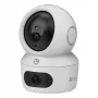 Câmara de vigilância IP EZVIZ H7c Dual 2K (2560×1440), lente dupla, interior, Wi‑Fi/ETH, microSD até 512 GB