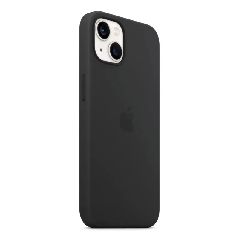 Capa de silicone Apple iPhone 13 com MagSafe - meia-noite