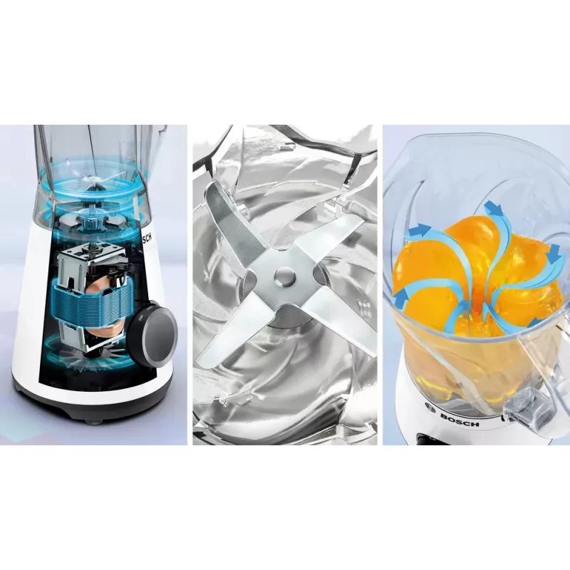 Liquidificadora Bosch Serie 4 MMB6141W 1,5 L liquidificadora de mesa 1200 W branco