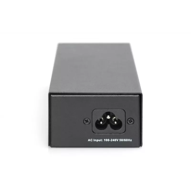 Injetor PoE++ Gigabit Ethernet DIGITUS, 802.3bt pinos de alimentação: 4/5(+),7/8(-) e 3/6(+), 1/2(-), 85W