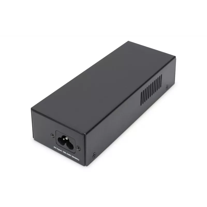 Injetor PoE++ Gigabit Ethernet DIGITUS, 802.3bt pinos de alimentação: 4/5(+),7/8(-) e 3/6(+), 1/2(-), 85W