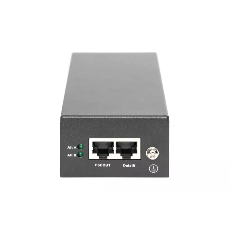 Injetor PoE++ Gigabit Ethernet DIGITUS, 802.3bt pinos de alimentação: 4/5(+),7/8(-) e 3/6(+), 1/2(-), 85W