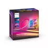 Philips Play Gradient Lightstrip para PC, fita LED inteligente, Bluetooth/Zigbee, preto, silicone, lâmpadas não substituíveis, branco