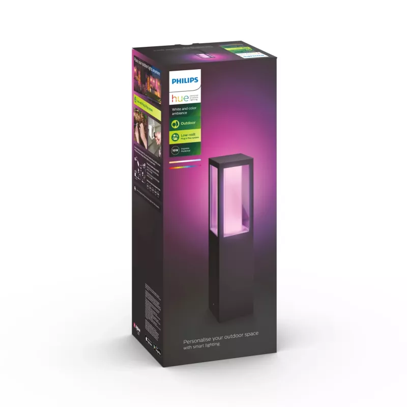 Philips Hue White and Colour Ambience Impress Candeeiro de rodapé (baixa tensão)