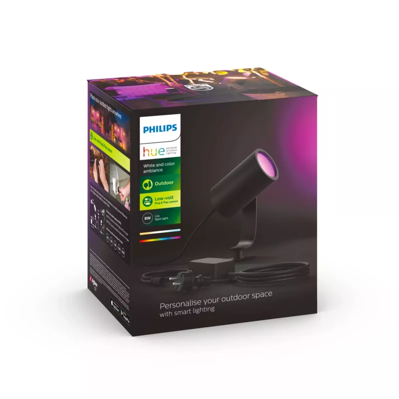Philips Hue White and Colour Ambience Lily Projetor exterior