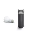 Philips Hue Lucca candeeiro de exterior de pé, E27, 9 W, 806 lm, branco quente, IP44, regulável