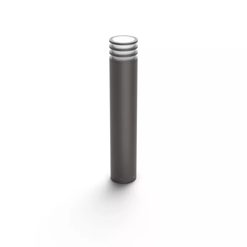 Candeeiro de rodapé inteligente Philips Hue White Lucca Poste exterior 1740393P0