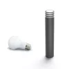Candeeiro de rodapé inteligente Philips Hue White Lucca Poste exterior 1740393P0