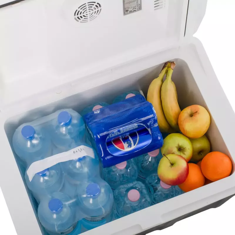 Arca frigorífica portátil Adler AD 8090 — 40 L frigorífica de automóvel 12 V, refrigeração Peltier, ligação à rede 220–240 V, rodas