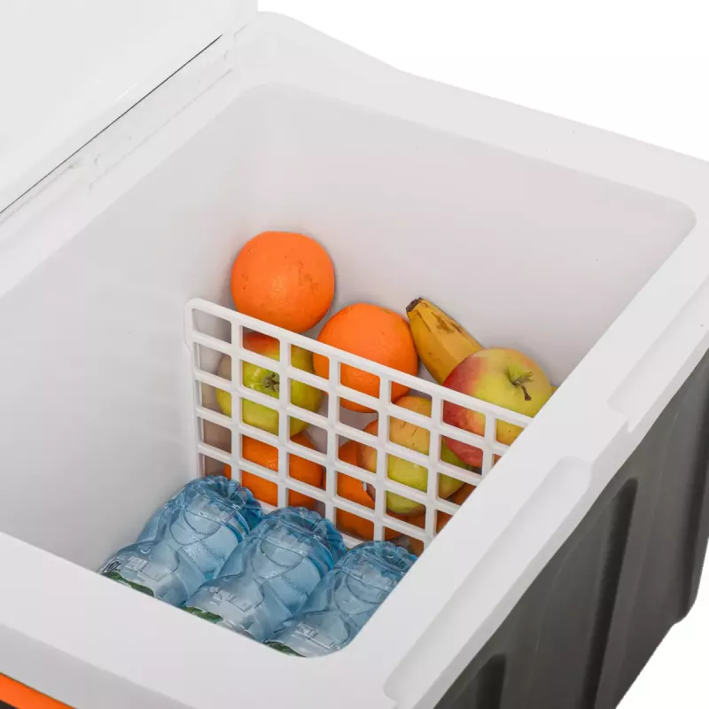 Arca frigorífica portátil Adler AD 8090 — 40 L frigorífica de automóvel 12 V, refrigeração Peltier, ligação à rede 220–240 V, rodas