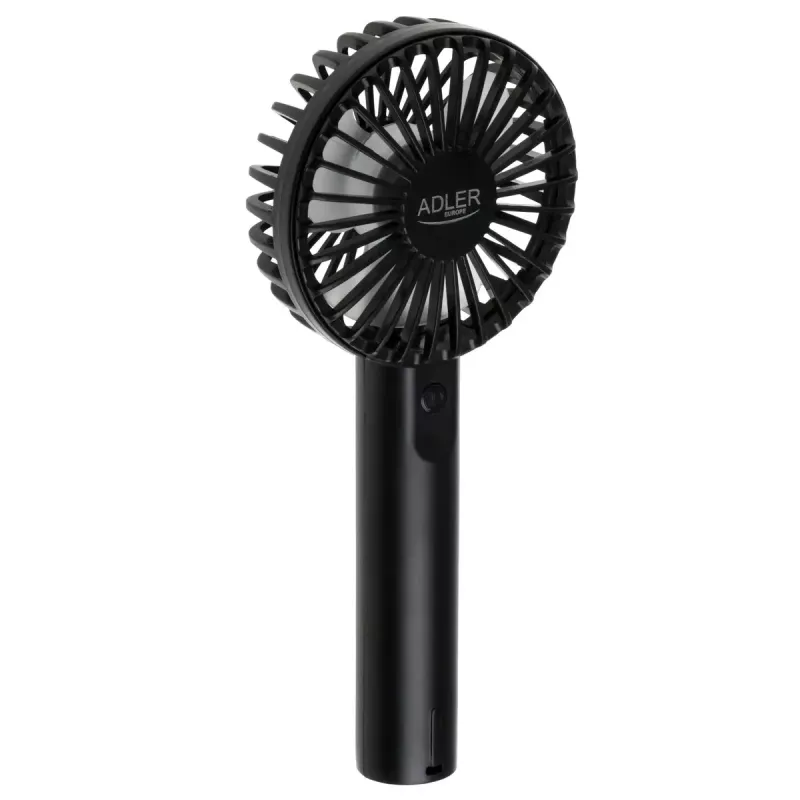 Ventilador de mesa Adler AD 7338 Mini USB — 7 cm de diâmetro, 3 velocidades, preto
