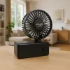 Ventilador de mesa Adler AD 7336 – mini ventilador dobrável, 6,5 cm de diâmetro, 1 velocidade, preto