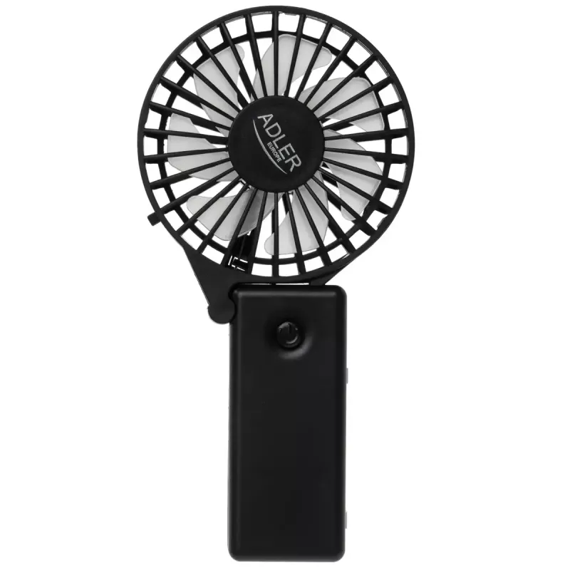 Ventilador de mesa Adler AD 7336 – mini ventilador dobrável, 6,5 cm de diâmetro, 1 velocidade, preto