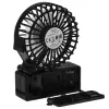 Ventilador de mesa Adler AD 7336 – mini ventilador dobrável, 6,5 cm de diâmetro, 1 velocidade, preto
