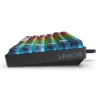 Teclado mecânico gaming Lenovo Legion K510 Mini Pro 75% US-Inglês, 84 teclas, RGB, USB, cabo de 1,8 m, preto/transparente