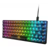 Teclado mecânico gaming Lenovo Legion K510 Mini Pro 75% US-Inglês, 84 teclas, RGB, USB, cabo de 1,8 m, preto/transparente