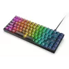 Teclado mecânico gaming Lenovo Legion K510 Mini Pro 75% US-Inglês, 84 teclas, RGB, USB, cabo de 1,8 m, preto/transparente