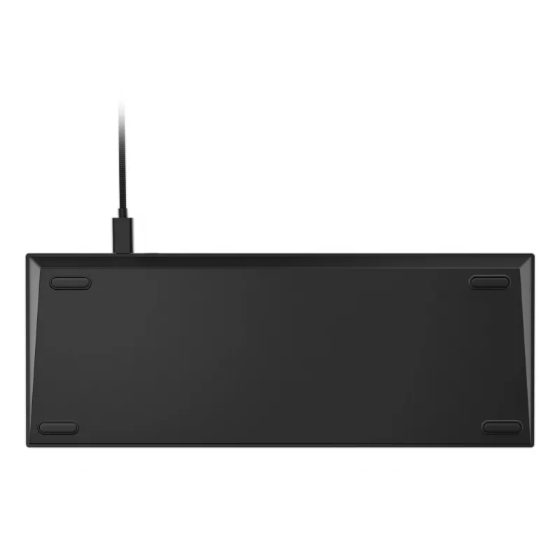 Teclado mecânico gaming Lenovo Legion K510 Mini Pro 75% US-Inglês, 84 teclas, RGB, USB, cabo de 1,8 m, preto/transparente