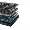 Teclado mecânico gaming Lenovo Legion K510 Mini Pro 75% US-Inglês, 84 teclas, RGB, USB, cabo de 1,8 m, preto/transparente