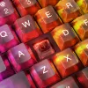 Teclado mecânico gaming Lenovo Legion K510 Mini Pro 75% US-Inglês, 84 teclas, RGB, USB, cabo de 1,8 m, preto/transparente