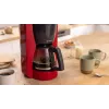 Máquina de café de filtro Bosch TKA2M114 — depósito de água de 1,25 l, 15 chávenas, vermelho