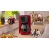 Máquina de café de filtro Bosch TKA2M114 — depósito de água de 1,25 l, 15 chávenas, vermelho