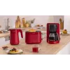 Máquina de café de filtro Bosch TKA2M114 — depósito de água de 1,25 l, 15 chávenas, vermelho