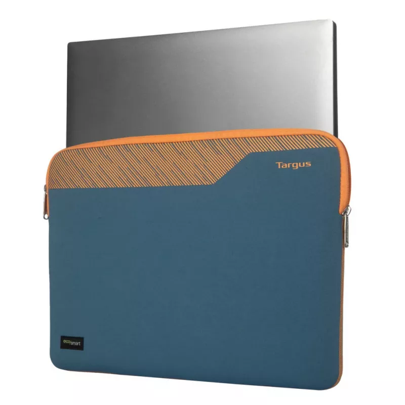 Capa sleeve TARGUS Pulse II EcoSmart para portáteis de 40,6 cm (16 polegadas), neoprene, azul/laranja