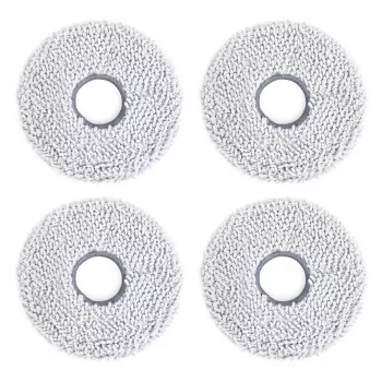 Almofada de limpeza Ecovacs DWP020022 robô aspirador branco 4 unidades