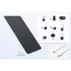 Painel solar Reolink SP3-W 12W 6V USB-C IP65 exterior, 360° horizontal, 90° vertical, cabo de 4 m, tecnopolímero, branco
