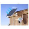 Painel solar Reolink SP3-W 12W 6V USB-C IP65 exterior, 360° horizontal, 90° vertical, cabo de 4 m, tecnopolímero, branco