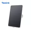 Painel solar Reolink SP3-W 12W 6V USB-C IP65 exterior, 360° horizontal, 90° vertical, cabo de 4 m, tecnopolímero, branco