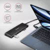 Axagon HUE-F7A 7x USB 3.2 Gen 1 ALU FLAT Hub micro power IN 1m USB-A USB 3.2 Gen 1 (3.1 Gen 1) Type-A 5000 Mbit/s preto
