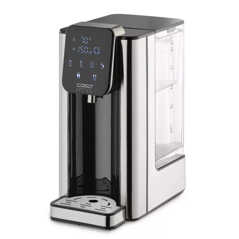 Caso Hot 7 Turbo Dispensador de água quente, 2,7 L, 2200-2600 W, preto/aço inoxidável