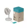 Ventilador de pé Duux Rize Flex 21 cm, 4 velocidades, oscilação, 10 W, greige