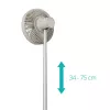 Ventilador de pé Duux Rize Flex 21 cm, 4 velocidades, oscilação, 10 W, greige