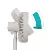 Ventilador de pé Duux Rize Flex 21 cm, 4 velocidades, oscilação, 10 W, greige