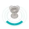 Ventilador de pé Duux Rize Flex 21 cm, 4 velocidades, oscilação, 10 W, greige