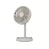 Ventilador de pé Duux Rize Flex 21 cm, 4 velocidades, oscilação, 10 W, greige