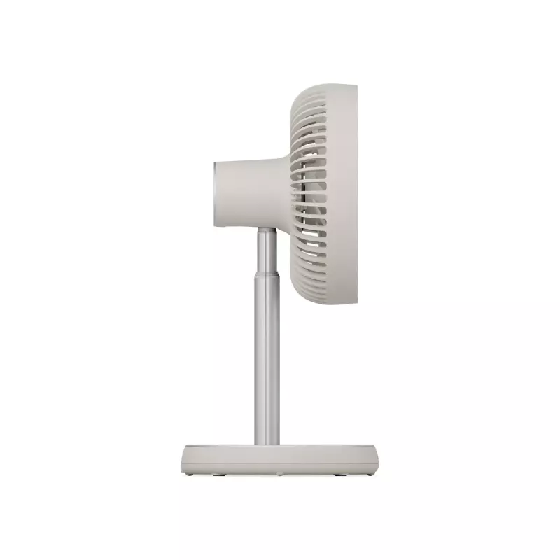 Ventilador de pé Duux Rize Flex 21 cm, 4 velocidades, oscilação, 10 W, greige