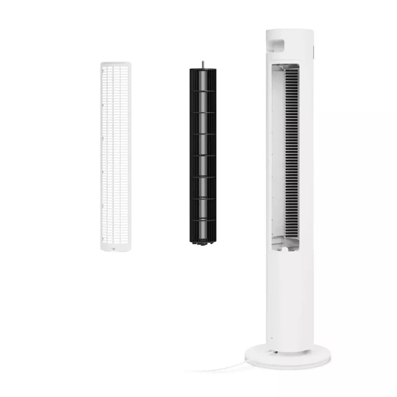 Ventilador de torre Duux Elevate DXTF02 — diâmetro 29 cm, 12 velocidades, oscilação, 4–40 W, branco