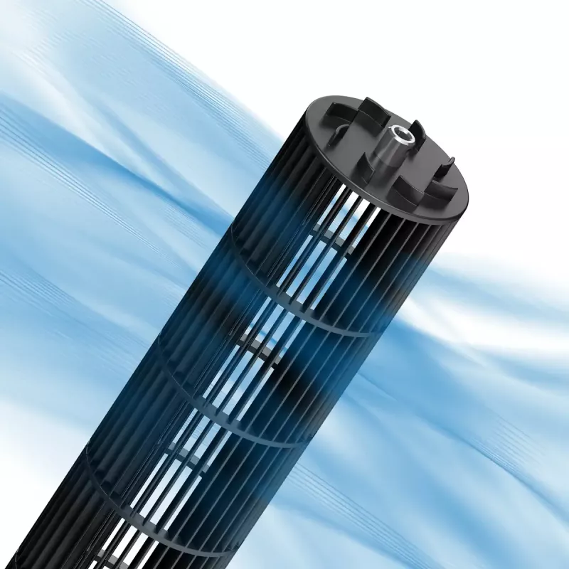 Ventilador de torre Duux Elevate DXTF02 — diâmetro 29 cm, 12 velocidades, oscilação, 4–40 W, branco
