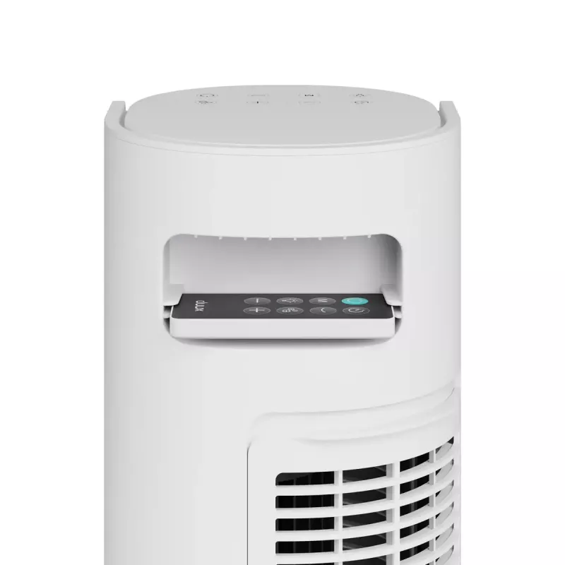 Ventilador de torre Duux Elevate DXTF02 — diâmetro 29 cm, 12 velocidades, oscilação, 4–40 W, branco