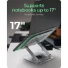 Suporte para portátil RAIDSONIC IB-NH300-R, alumínio, prateado, compatível com 17
