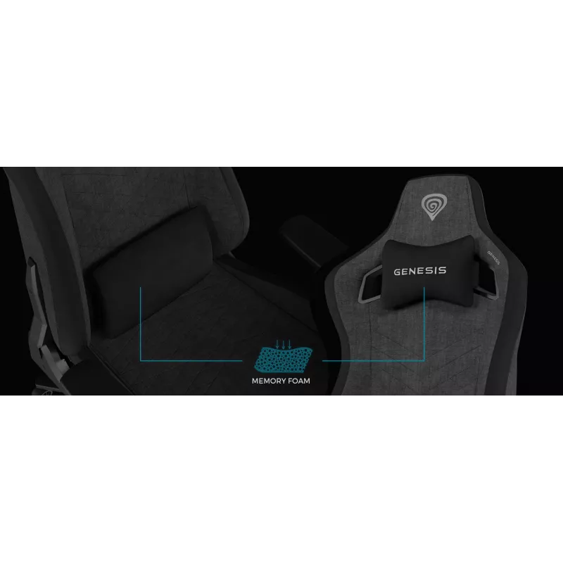 Cadeira gaming para PC GENESIS NITRO 660 peso máximo do utilizador 150 kg assento acolchoado