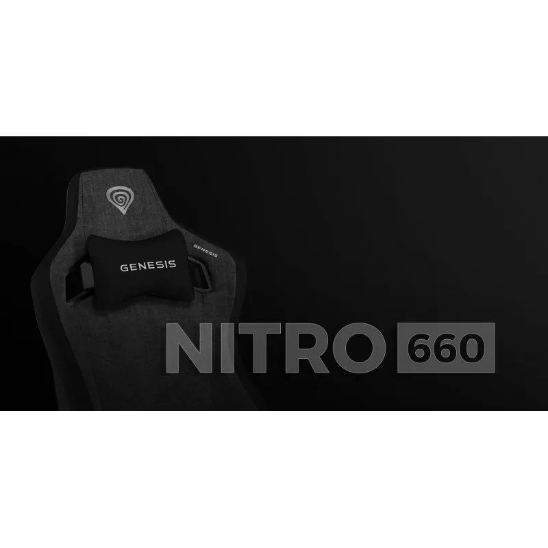 Cadeira gaming para PC GENESIS NITRO 660 peso máximo do utilizador 150 kg assento acolchoado