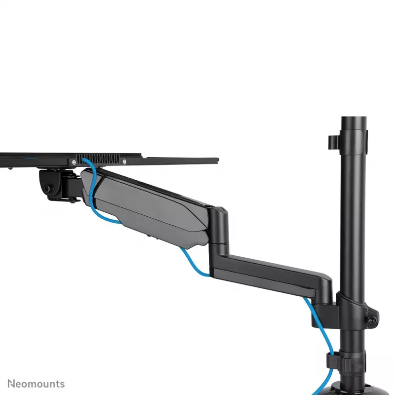 Estação de trabalho sentado/em pé para secretária Neomounts DS90-325BL1 9 kg ajuste de altura