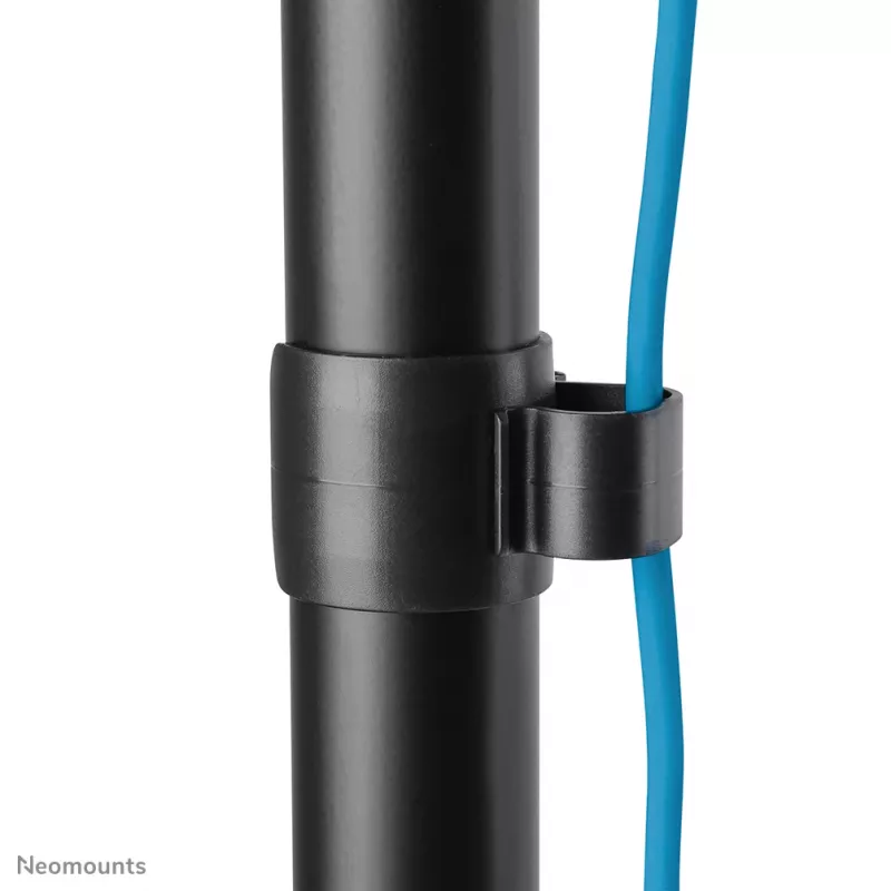 Estação de trabalho sentado/em pé para secretária Neomounts DS90-325BL1 9 kg ajuste de altura